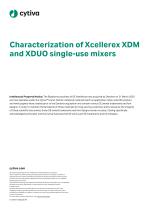 Characterization of Xcellerex™ XDM and XDUO single-use mixers