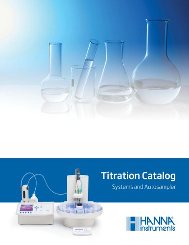 Hanna Titration Catalog