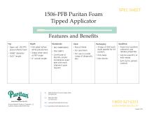 6” Foam Swab - 1506-PFB