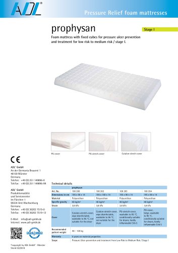 Pressure Relief foam mattresses