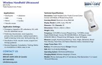 Wireless Handheld Ultrasound SX-1CTS