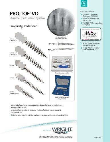 PRO?TOE? VO Sales Sheet ? FA634?1110