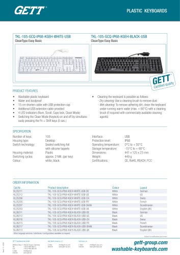 Cleantype® Easy Basic in schwarz