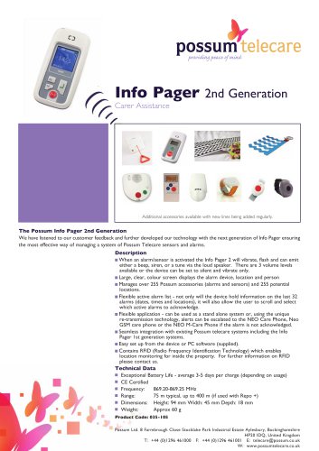 Info Pager - 2nd Generation