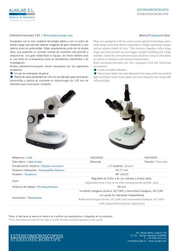 Stereomicroscope 240