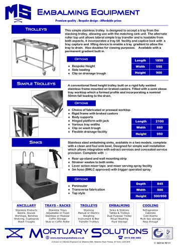 EMBALMING  EQUIPMENT