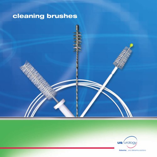 Double-Header combination cleaning brush - urology