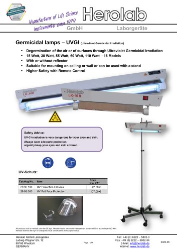 Germicidal Lamp