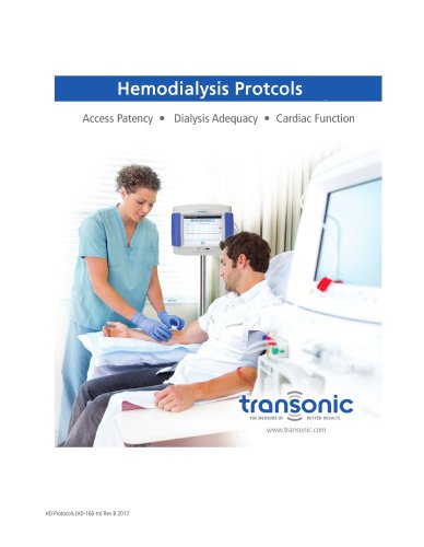 Six Protocols for using HD Monitor during Dialysis