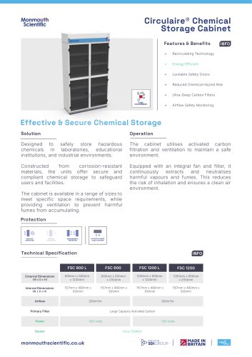 Circulaire&reg; Chemical Storage Cabinet