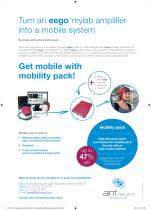 eego™mylab leaflet: Turn an eego™mylab amplifier  into a mobile system