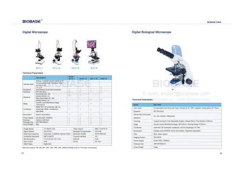 25-26 Digital Microscope & Digital Biological Microscope