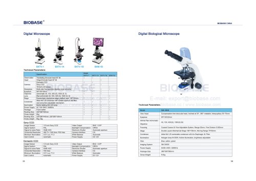 33-34 Digital Microscope & Digital Biological Microscope