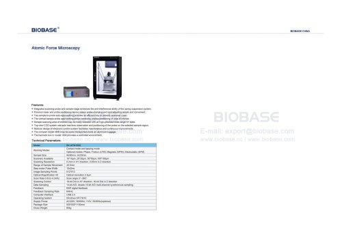 39-40 Atomic Force Microscopy BK-AFM1000
