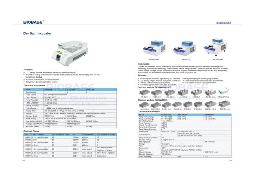 47-48 Dry Bath Incubator