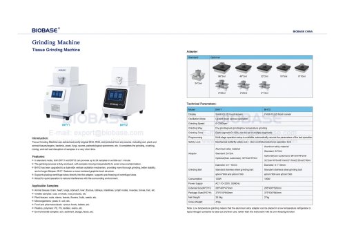 64 Tissue Grinding Machine