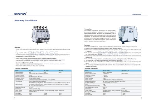 79-80 Separatory Funnel Shaker