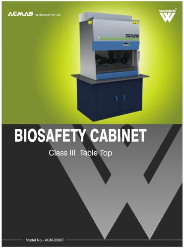 Biosafety Cabinet Class 3 Table Top (ACM-3300T)