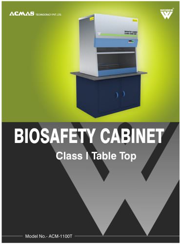 Biosafety Cabinet Class I Table Top