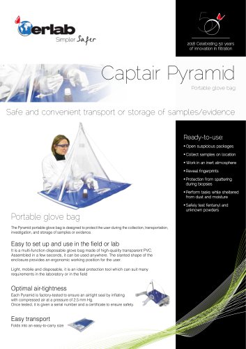 Captair Pyramid - Portable glove bag