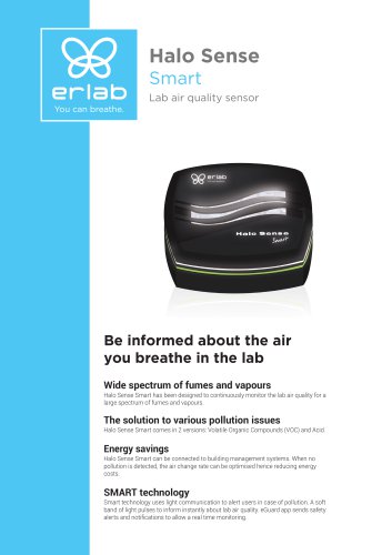 Lab air quality sensor - Halo Sense Smart