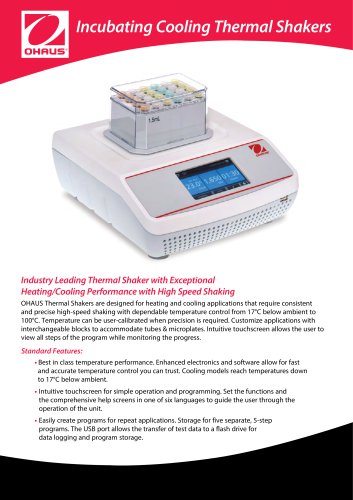 Incubating Cooling Thermal Shakers