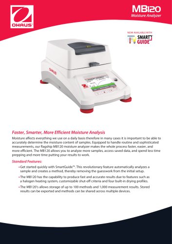 MB120 Moisture Analyzer