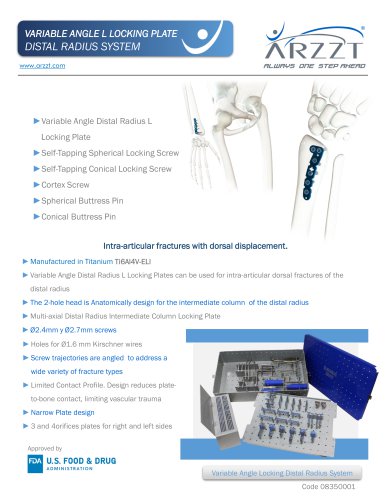 Intra-articular fractures with dorsal displacement.