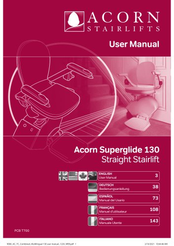 Acorn 130 Outdoor Stairlift