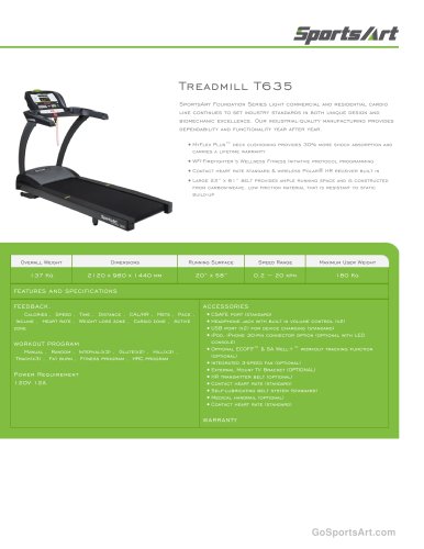 Treadmill T635