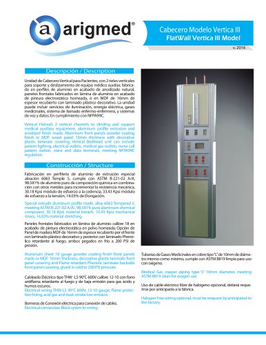 FlatWall Vertica III Model