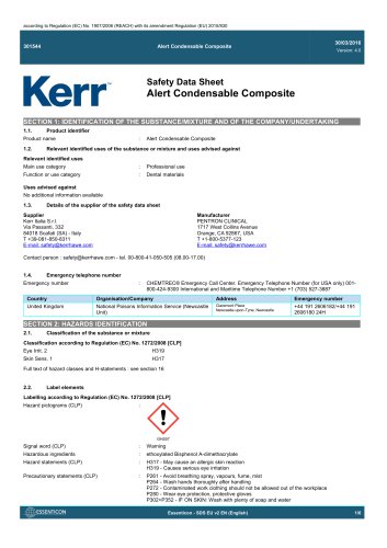 Alert Condensable Composite