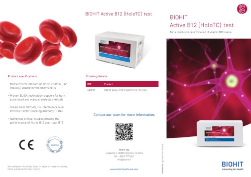 BIOHIT Active B12 (HoloTC) test 