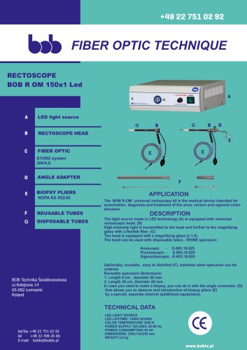 RECTOSCOPE BOB R OM 150x1 Led