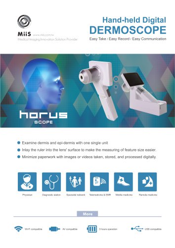Hand-held Digital DERMOSCOPE