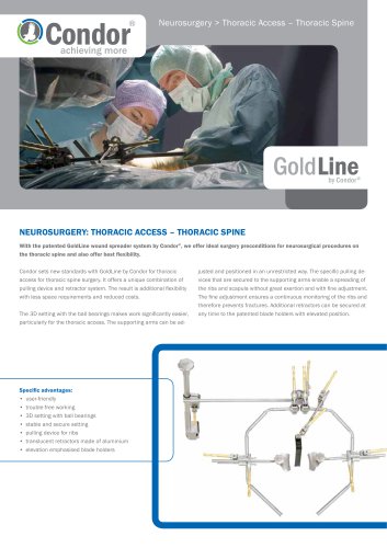 Neurosurgery: Thoracic Access