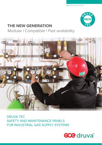 DRUVA TEC SAFETY AND MAINTENANCE PANELS FOR INDUSTRIAL GAS SUPPLY SYSTEMS