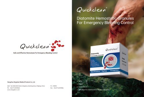 Quickclean Diatomite Hemostatic Granules