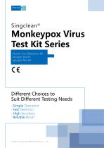 Singclean Monkeypox Virus Test Kit Series SMV001,SMV002,SMV003