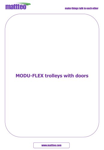 MODULAR TROLLEYS WITH DOORS