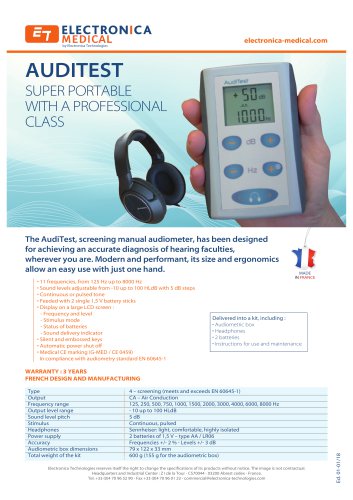 Audiometer AudiTest