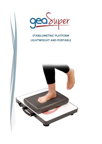 GEA SUPER - STABILOMETRIC PLATFORM  LIGHWEIGHT AND PORTABLE