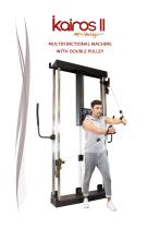 KAIROS II  MULTIFUNCTIONAL MACHINE WITH DOUBLE PULLEY