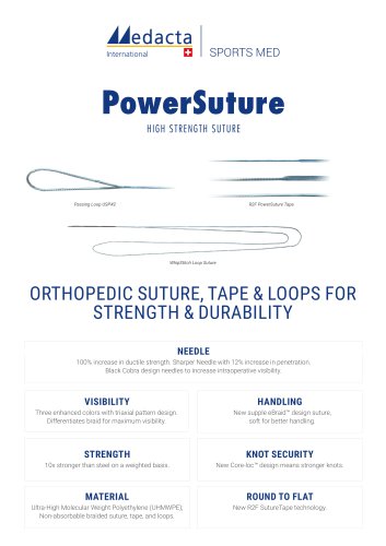 PowerSuture leaflet