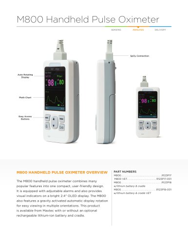 M800 Handheld Pulse Oximeter