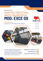 Hospital waste incinerators mod. EXCE OS