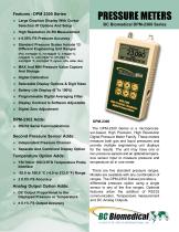 PRESSURE METERS BC Biomedical DPM-2300 Series