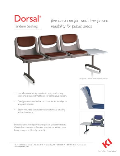 Dorsal Tandem Seating