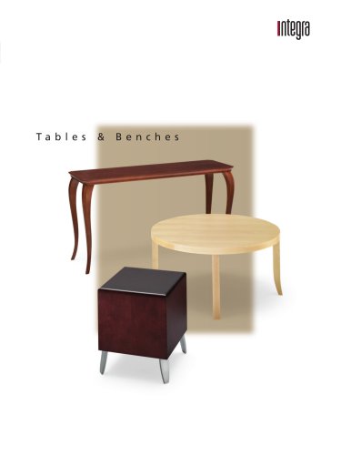 Tables & Benches Overview