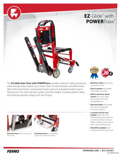 EZ-Glide Stair Chair with POWERTraxx